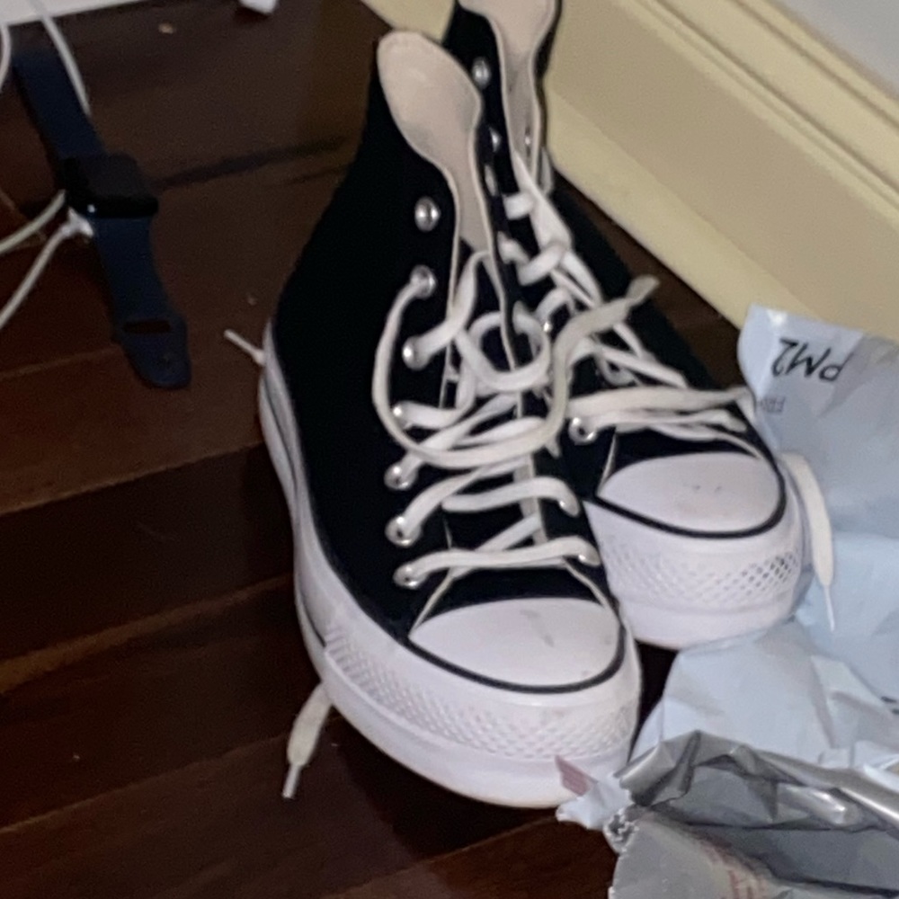 Platform converse high top! 🖤